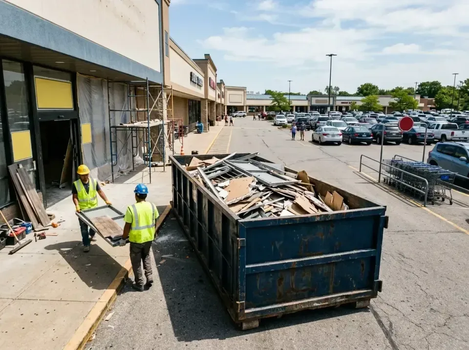 retail-store-renovation-debris-003 — frequently asked questions, Roll-off Dumpster Rentals in Saginaw, TX